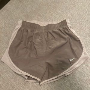 Nike dry fit taupe shorts